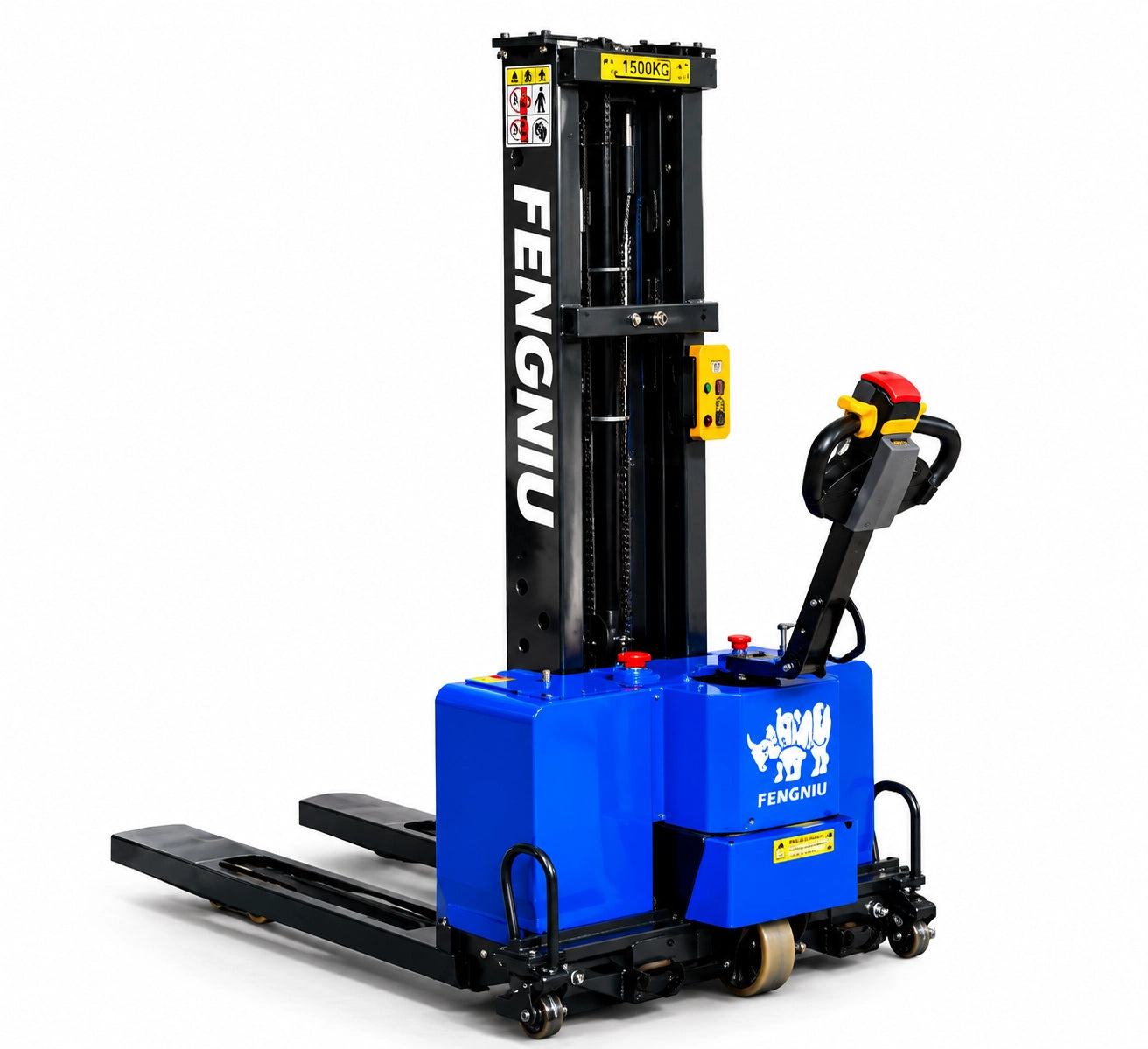Portable 1.0–1.5 Ton Electric Truck-Mounted Forklifts