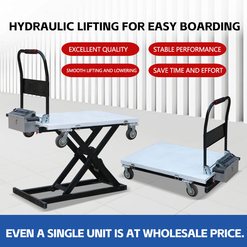 Portable Electric Hydraulic Scissor Lift Table (350kg/500kg)