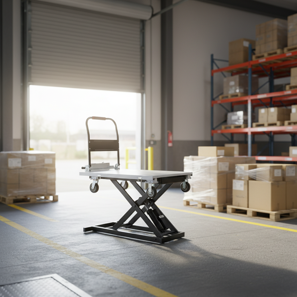 Portable Electric Hydraulic Scissor Lift Table (350kg/500kg)