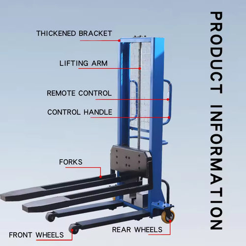Portable Electric Truck-Mounted Forklift with Solid Tir