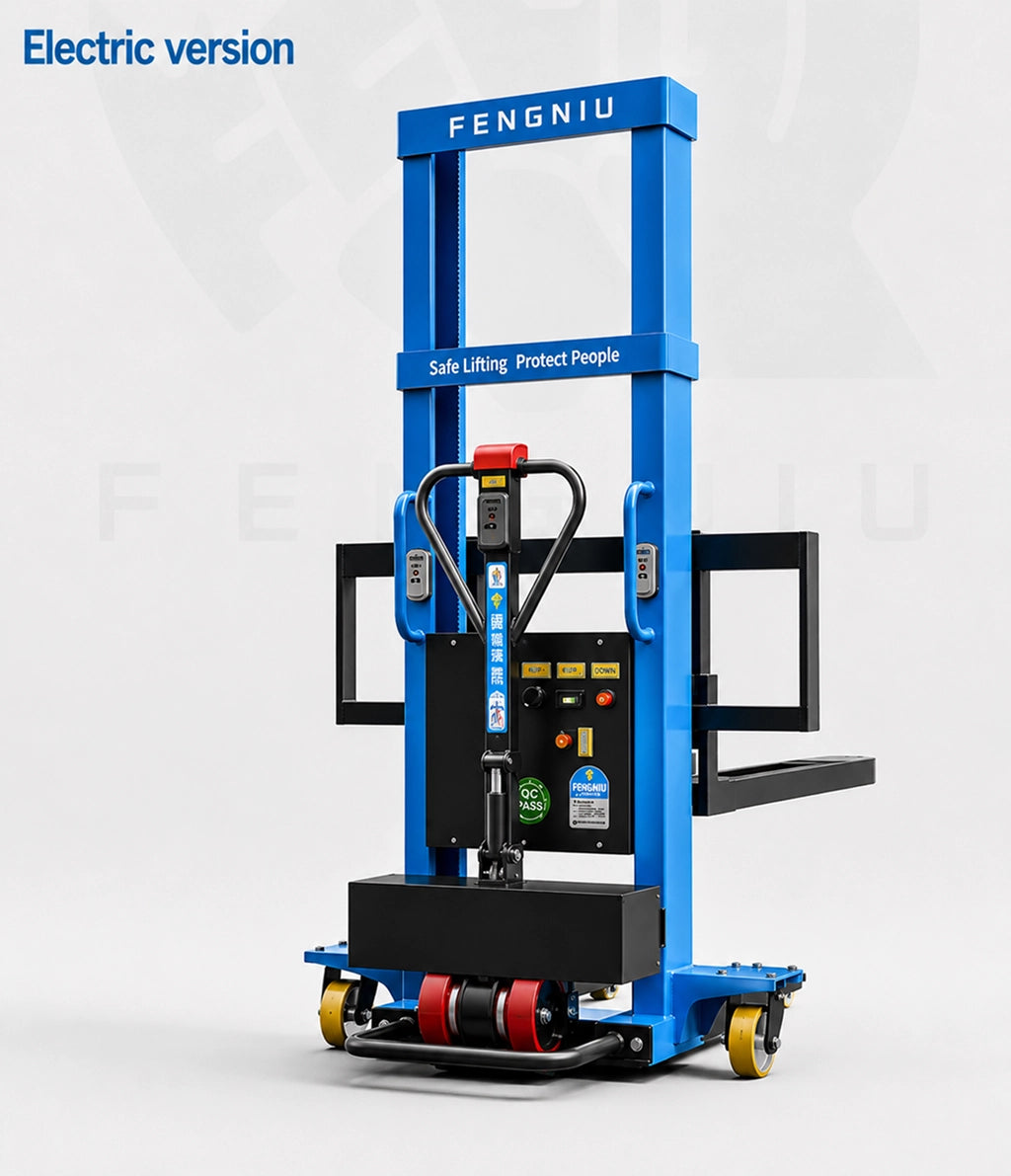 Portable Electric Truck-Mounted Forklift with Solid Tir