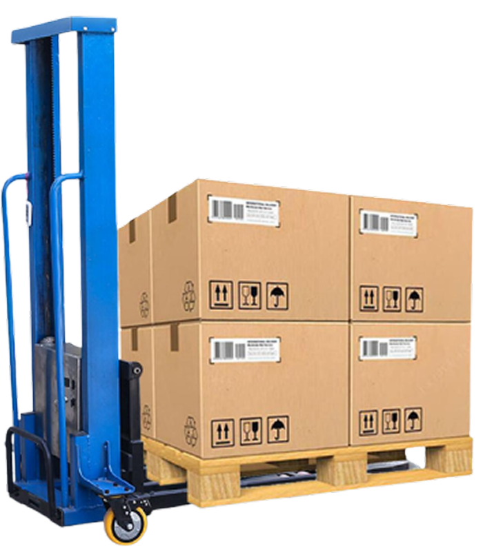 Portable Electric Truck-Mounted Forklift with Solid Tir