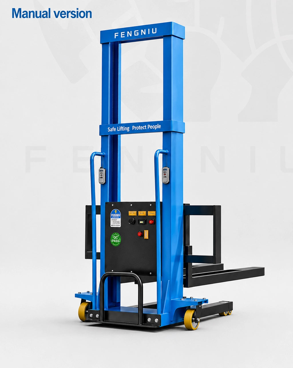 Portable Electric Truck-Mounted Forklift with Solid Tir